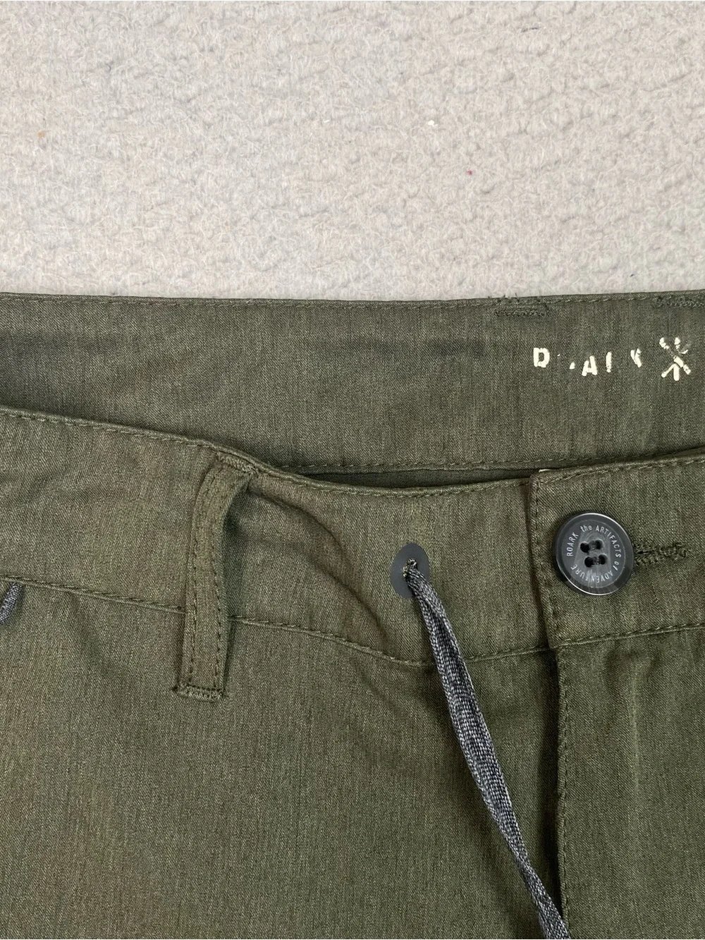 Roark Shorts Men's Size 32 Green Stretch Chino Hybrid Outdoor Beach 8